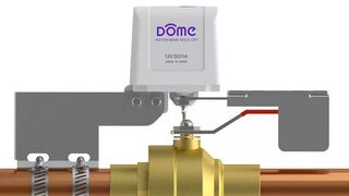Dome smart water shutoff valve