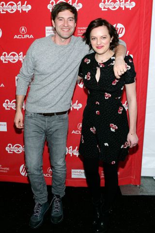 Mark Duplass and Elisabeth Moss at Sundance Film Festival 2014