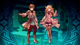 Elrentaros Wanderings screenshot showing two different characters, the male and female protagonist options