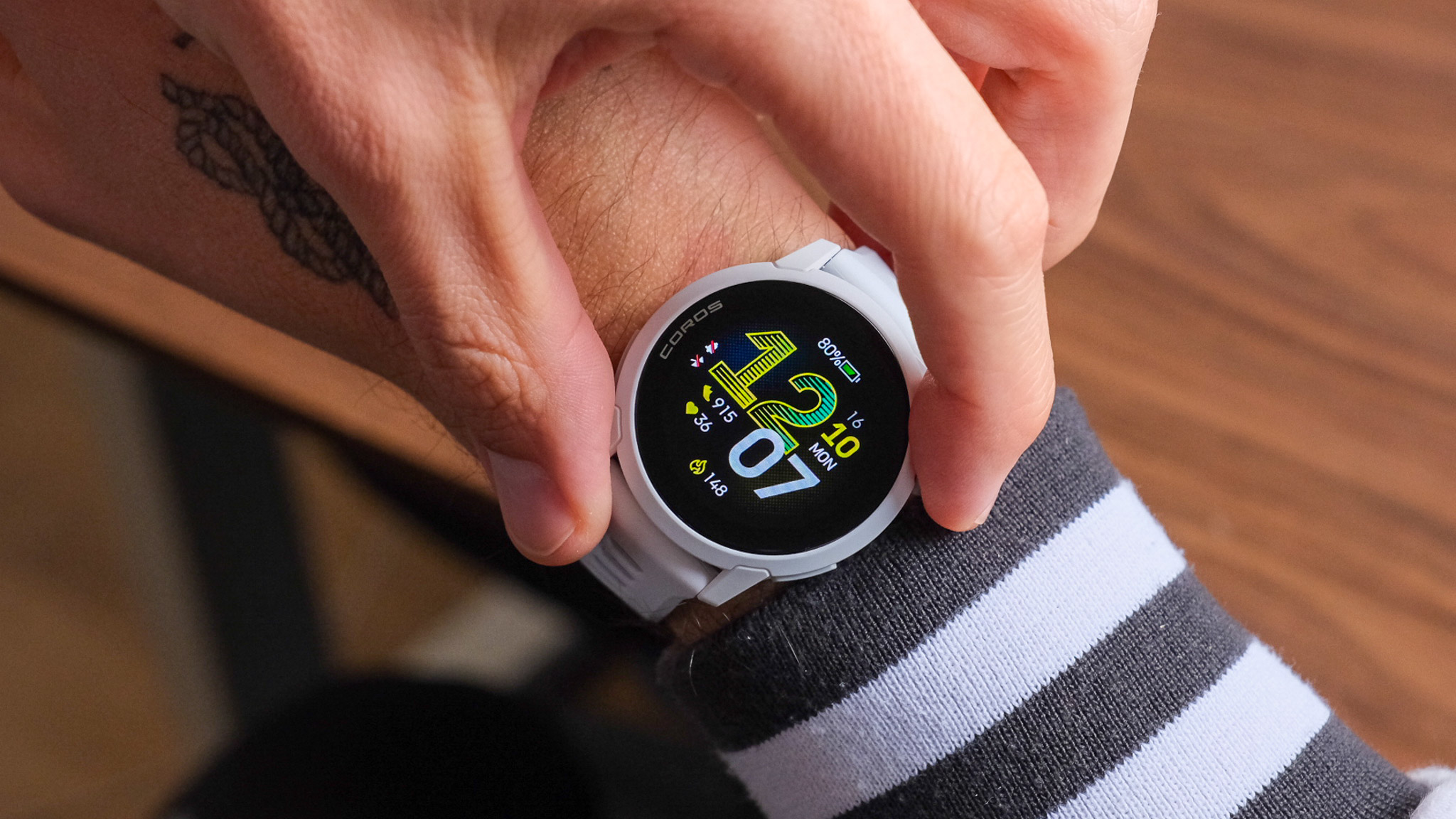 Coros Pace 4 on wrist