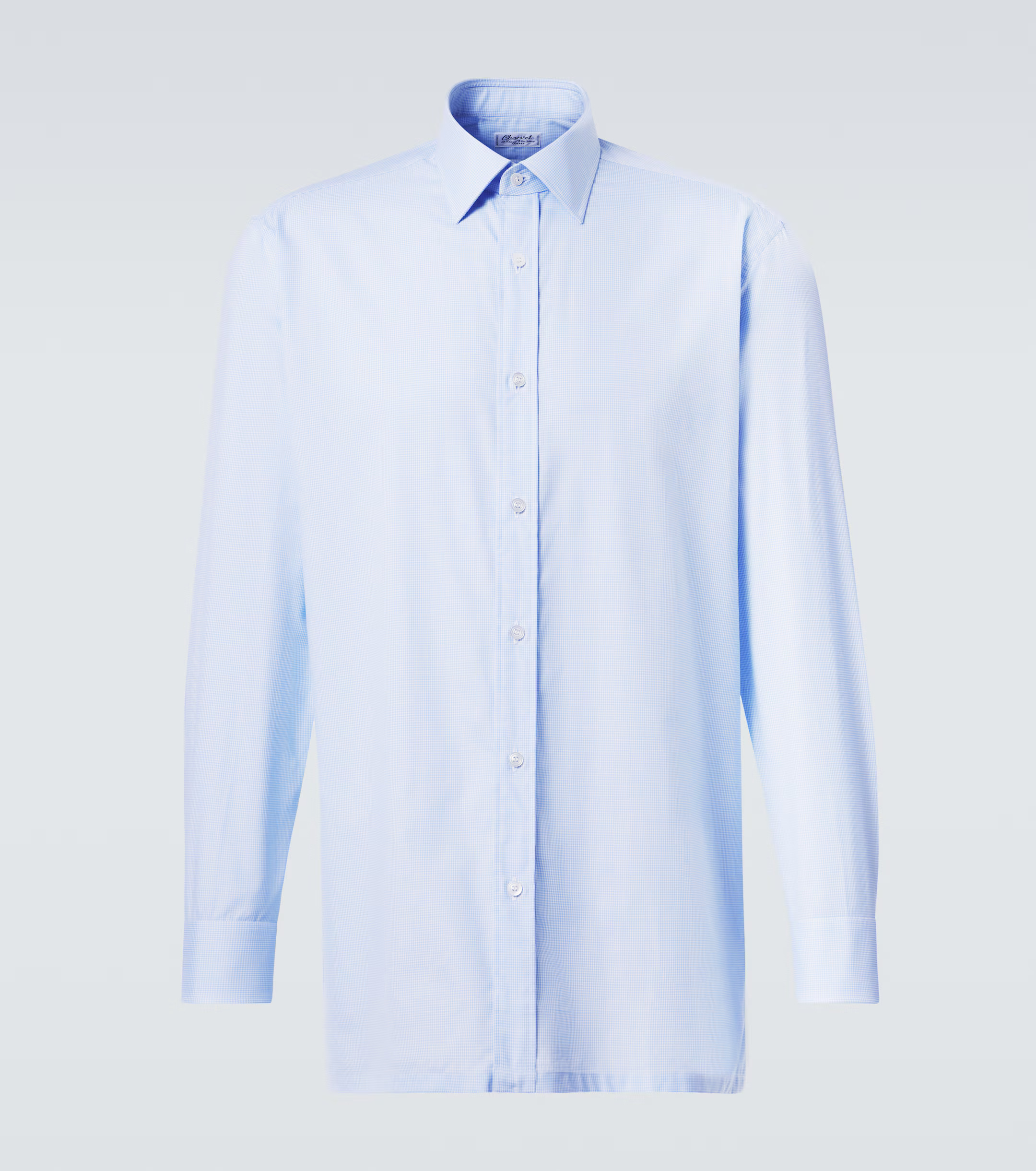 wallpaper fashion gift guide Cotton Poplin Shirt Charvet
