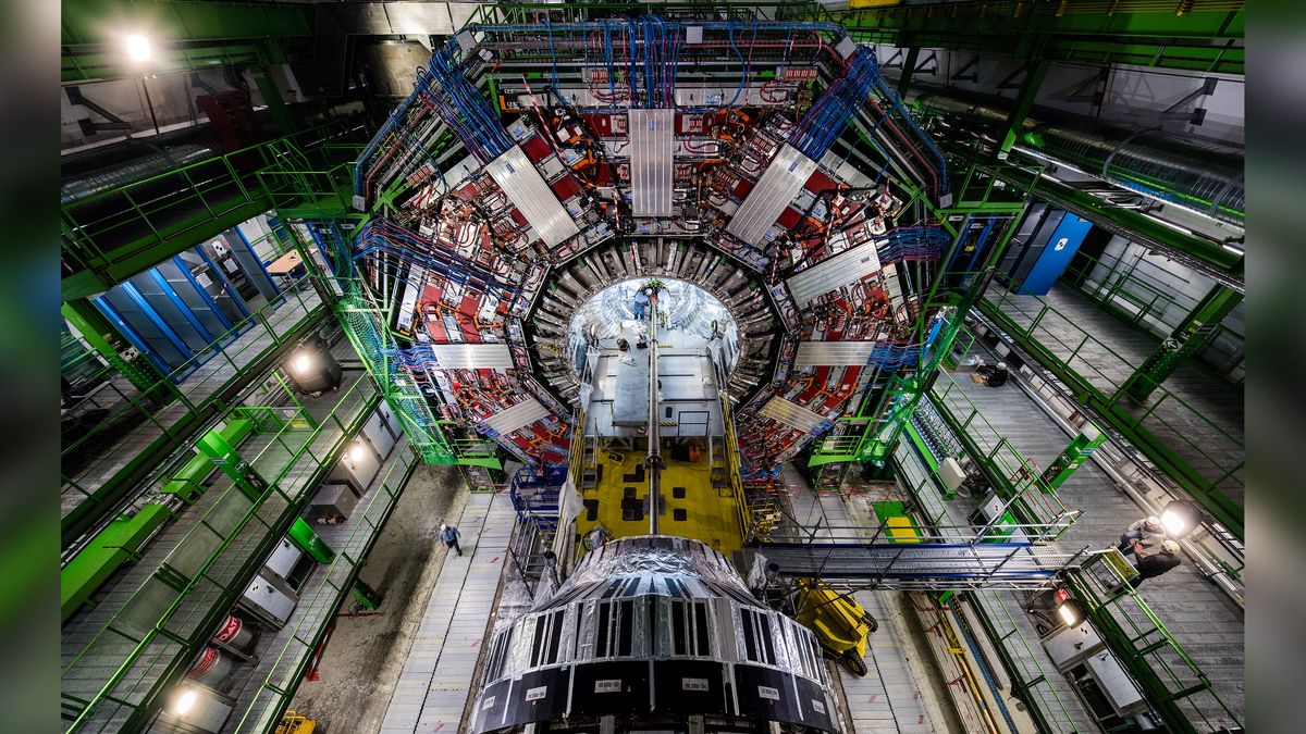 Large Hadron Collider switches on at highest ever power level to look for dark m..