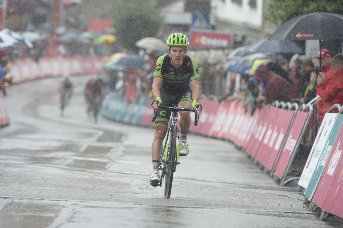 Slagter crosses the line