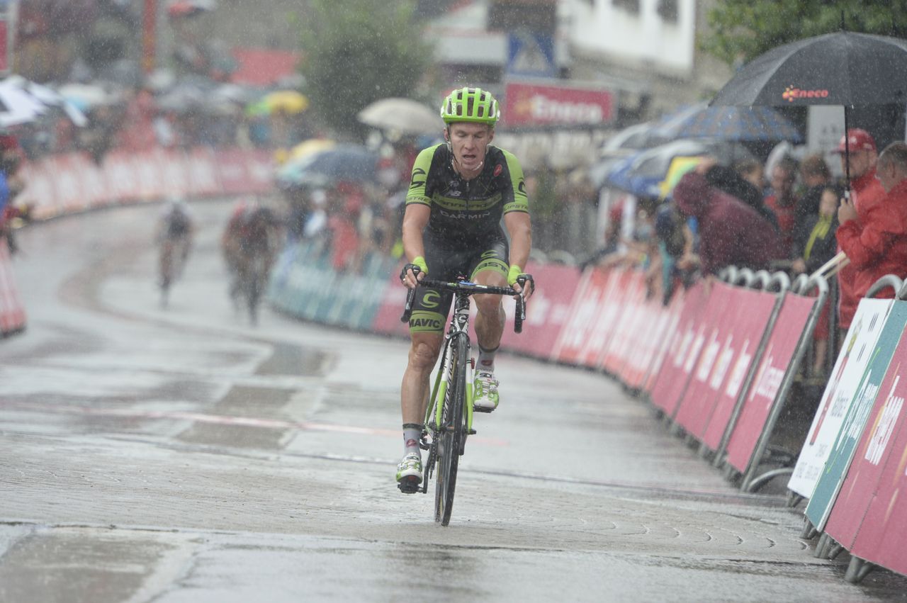 Slagter crosses the line