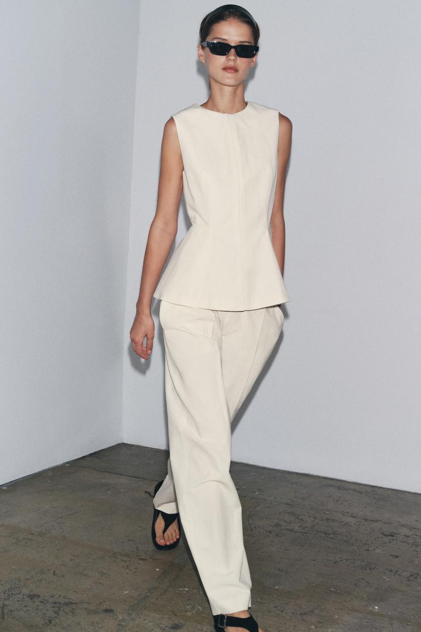 zara, Peplum Top
