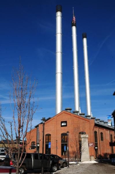The Old Mill building at the venue is now used to house shops.
