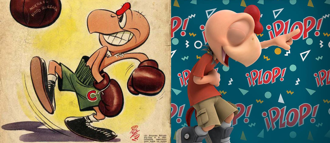 Condorito, then and now. 