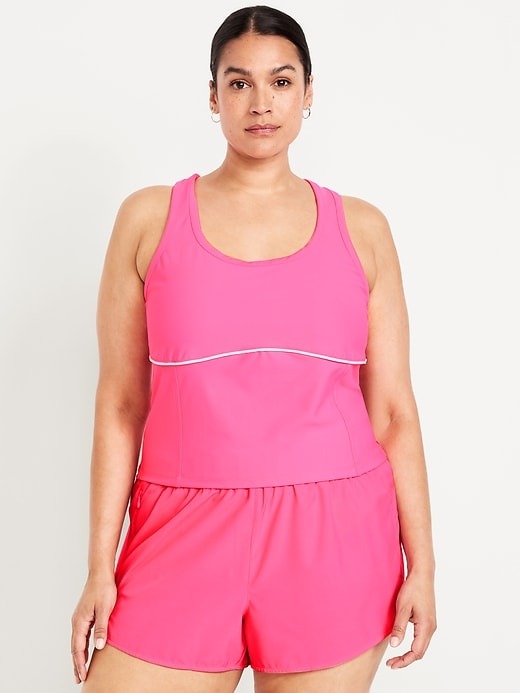 Old Navy PowerSoft Racerback Cropped Shell Tank