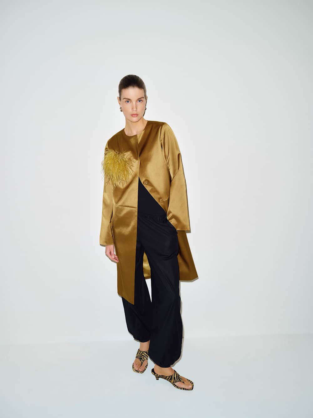 Stella Satin Coat