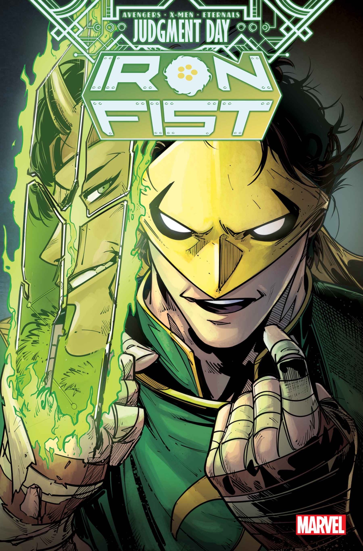 AXE: portada de Iron Fist #1