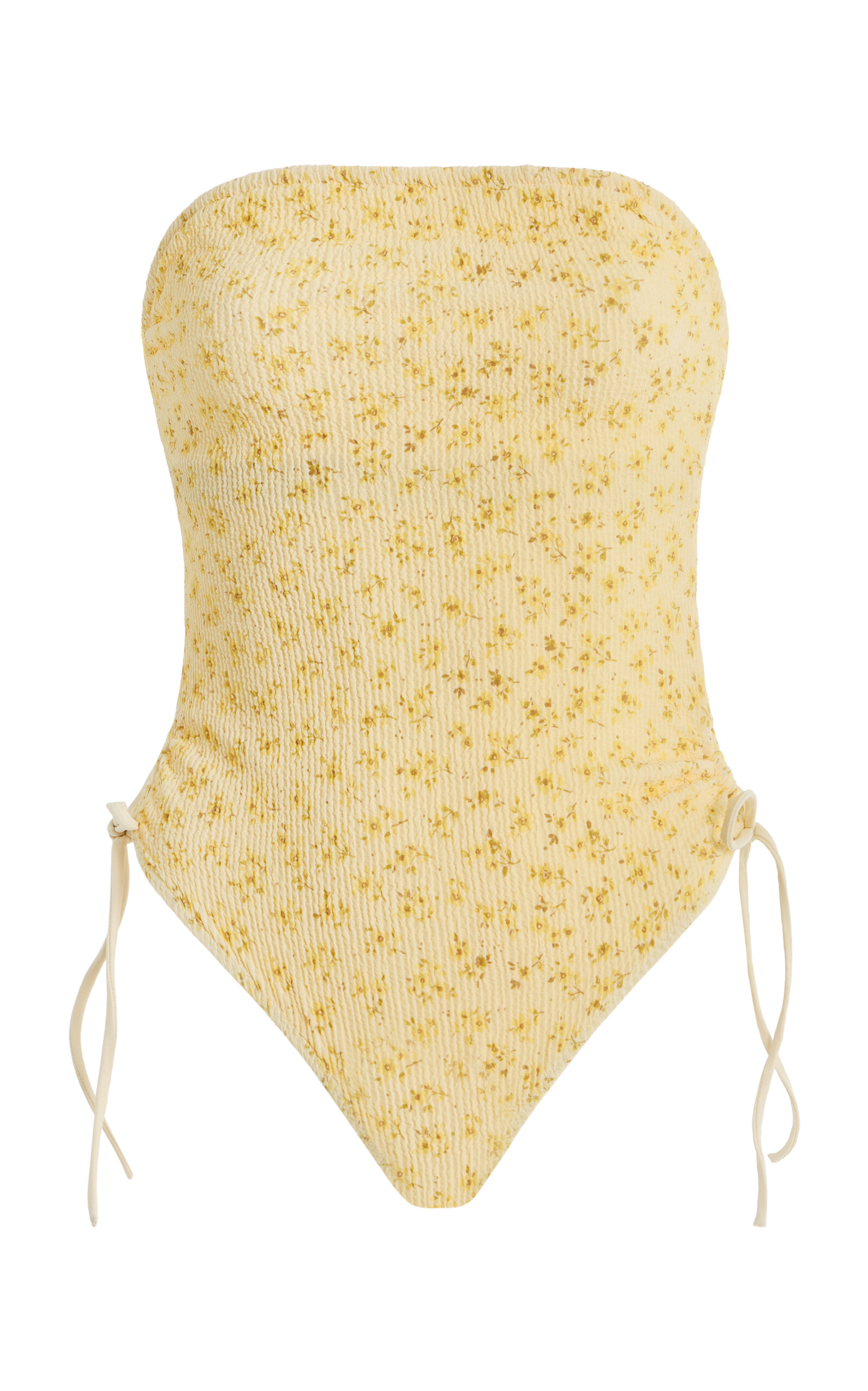 Vera Strapless Floral One-Piece Swimsuit