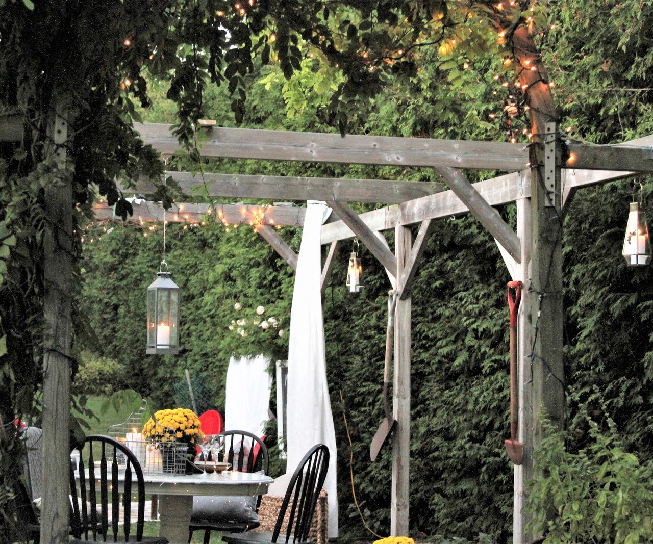 Image showcasing Pergola lighting ideas: 5 ways to brighten your backyard | Homes and ...