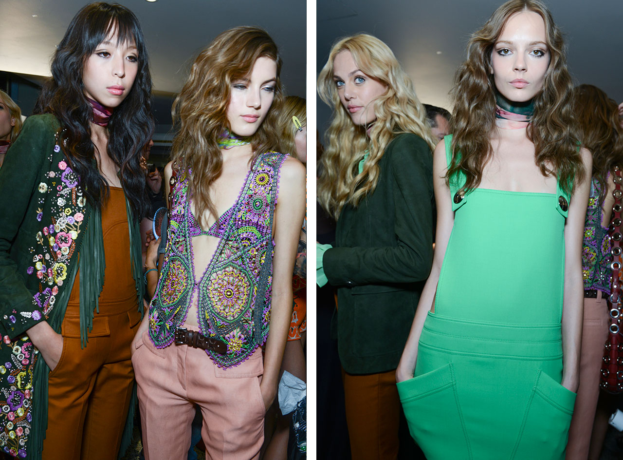 fashion model with beauty in fashion event