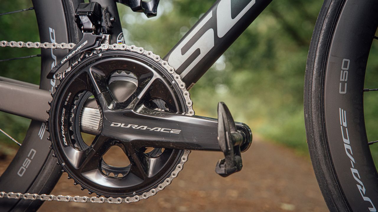 Image shows Shimano&#039;s Dura-Ace road bike groupset