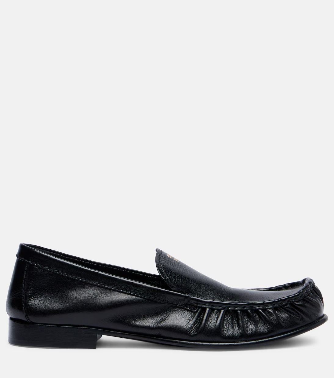 Miu Miu, Logo Leather Loafers
