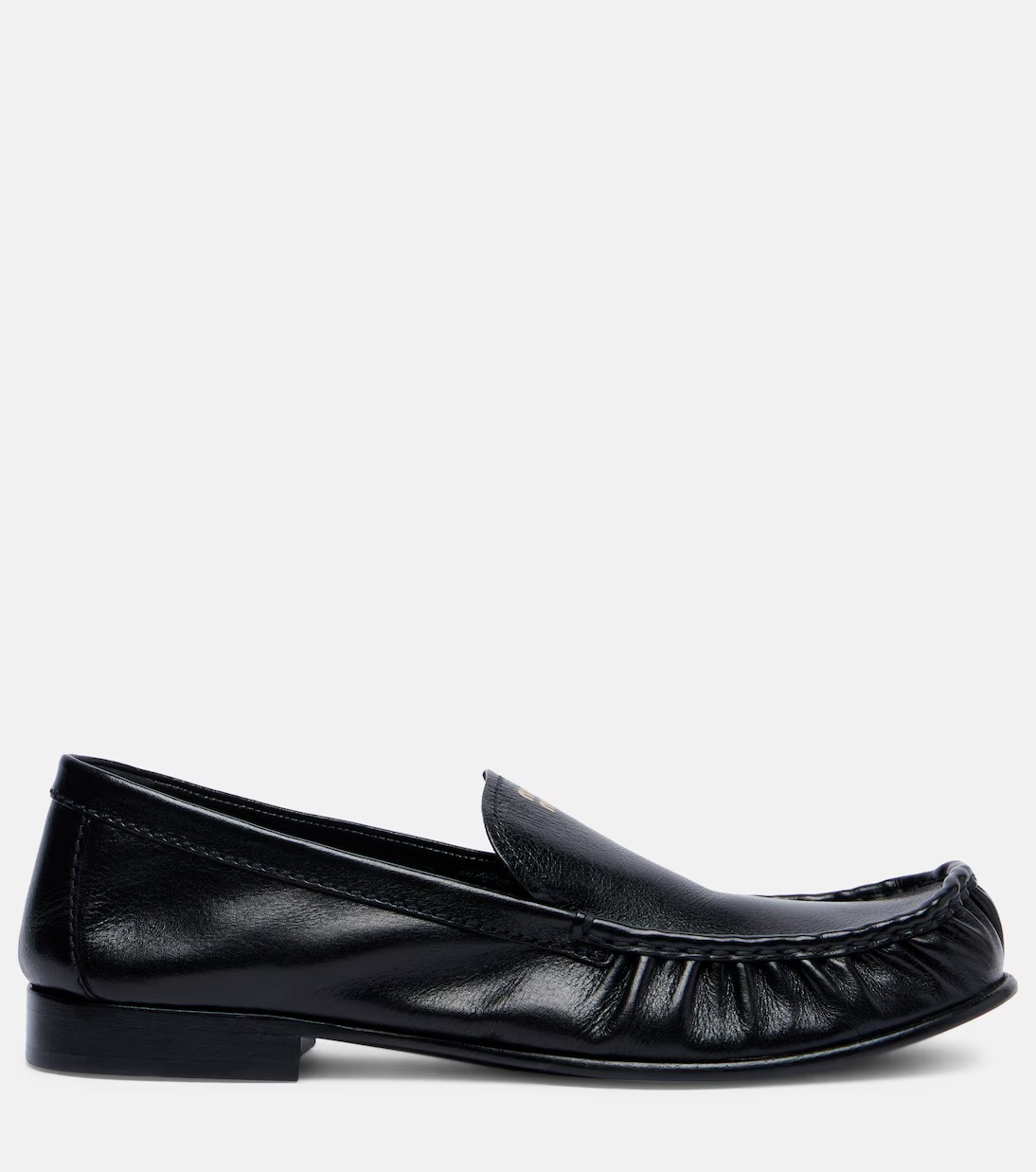 Miu Miu, Logo Leather Loafers
