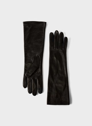 Leather Long Gloves