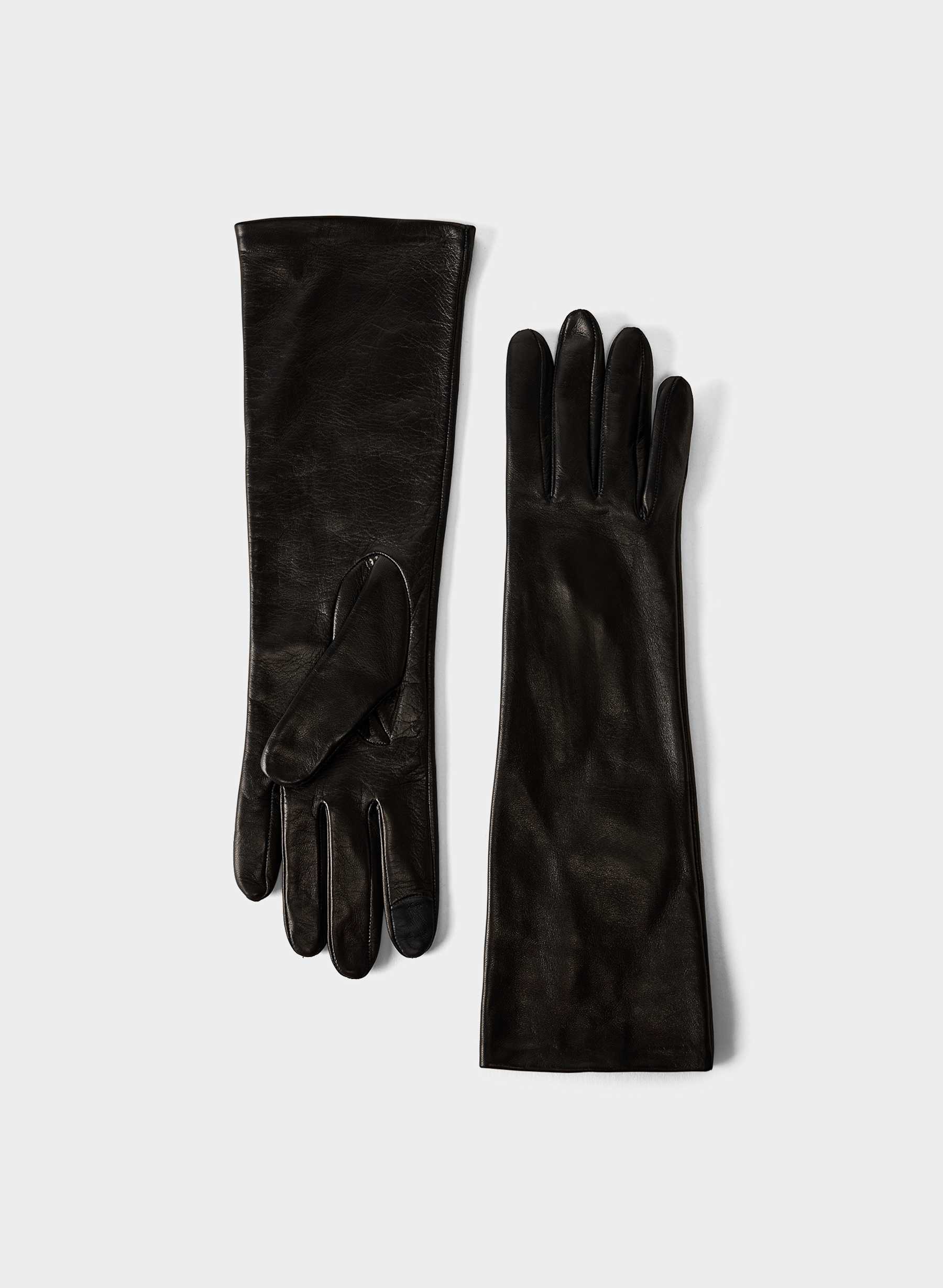 Leather Long Gloves