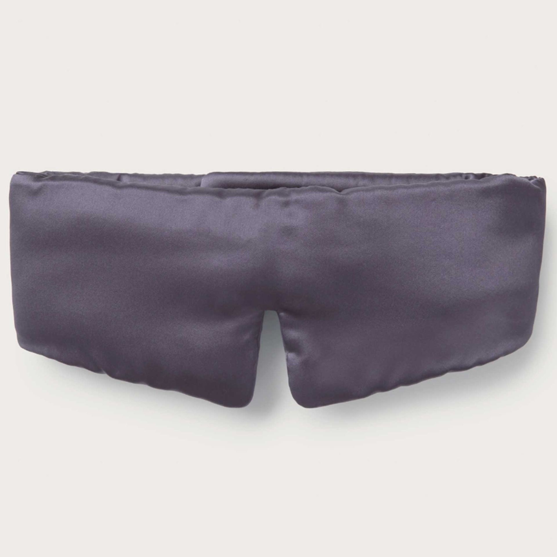 Grey silk eye mask