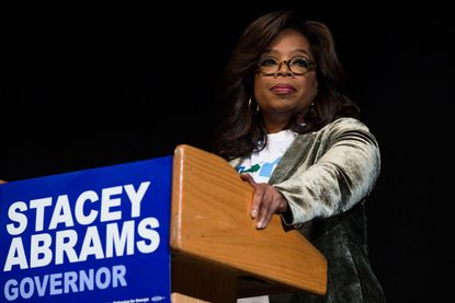Oprah campaigns in Georgia