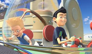 Meet The Robinsons Lewis and Wilbur in the future