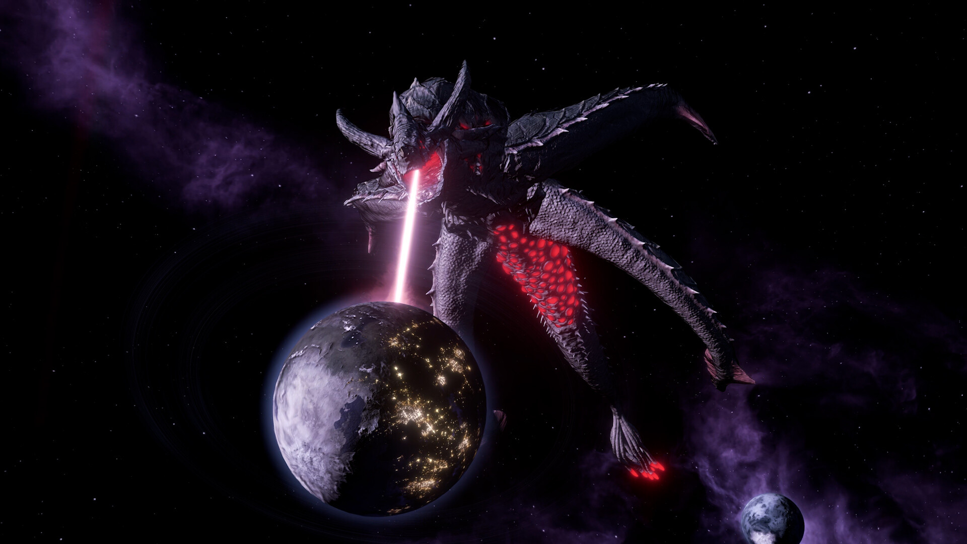 Your very own cosmic leviathan, from the Biogenesis expansion for Stellaris
