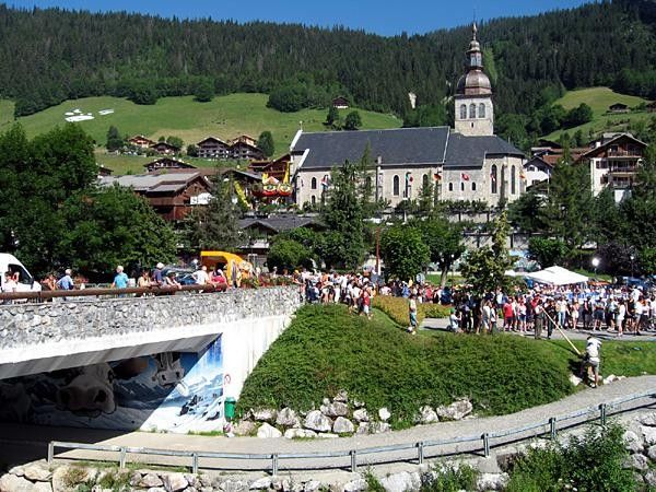 The town of Le Grand-Bornand.
