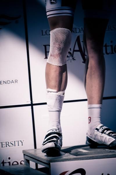 Taylor Sheldon (Competitive Cyclist) had a hard time getting onto the podium after a hard day in the break.