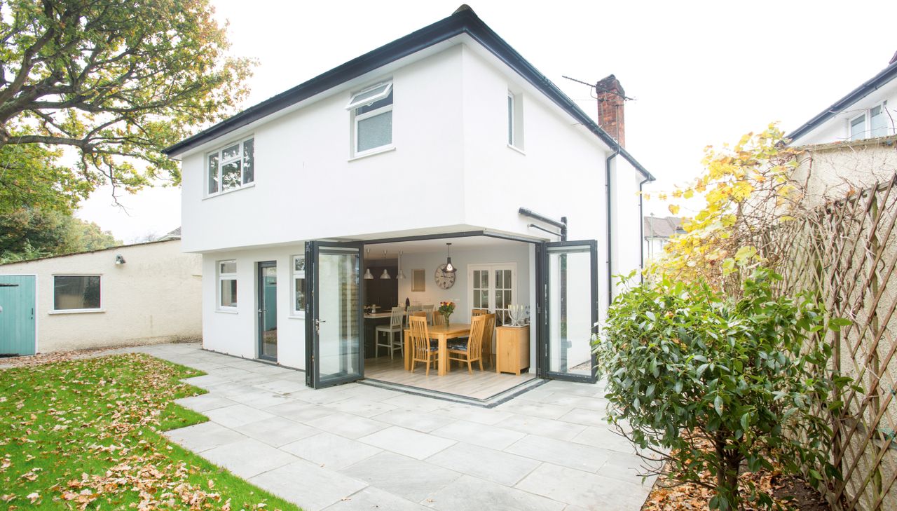 Double storey extension ideas: Anne and Duncan Westland 1950s inside-outside two-storey extension