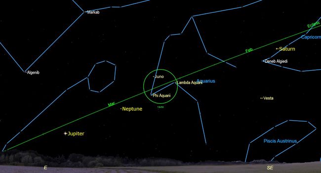 Massive asteroid 3 Juno shines in opposition on Wednesday (Sept. 7) | Space