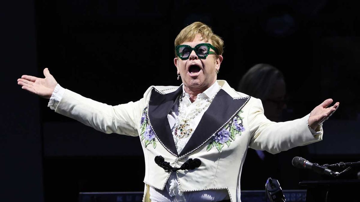 Elton John onstage