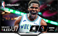 Hisense  65-inch U7 4K mini-LED TV