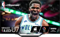 Hisense  65-inch U7 4K mini-LED TV
