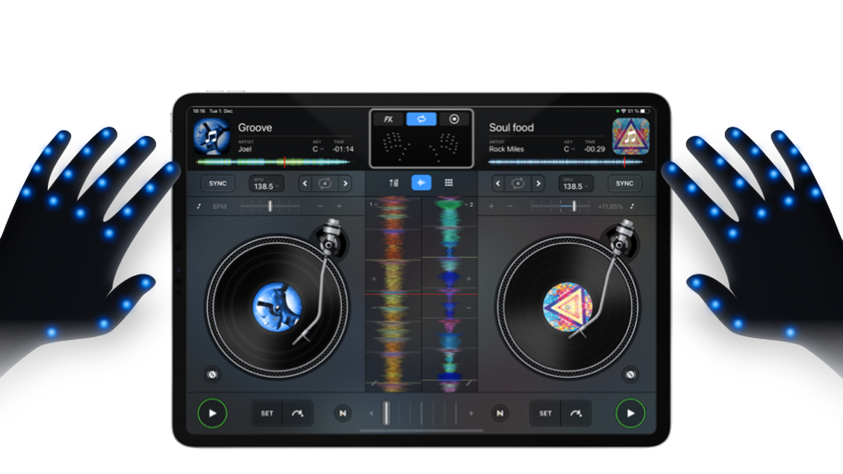 djay Pro AI gesture control