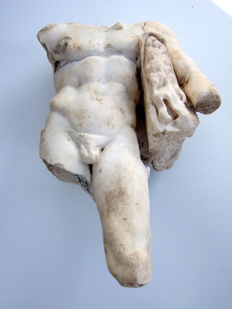 Hercules marble statue