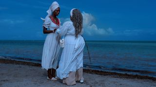 Jodie Turner-Smith and L.Scott Caldwell in Bad Monkey.