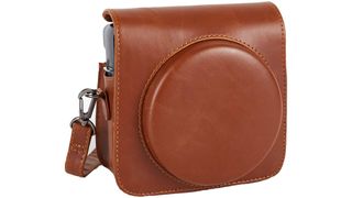 Instax case: Brown leather case for Instax SQ6 camera