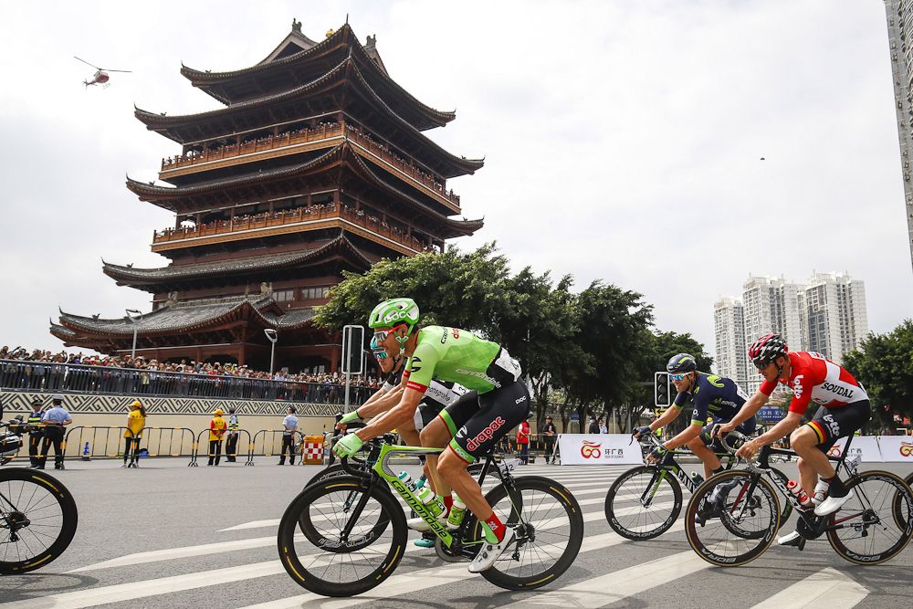 Scenery along the route of stage 3 at the Tour of Guangxi