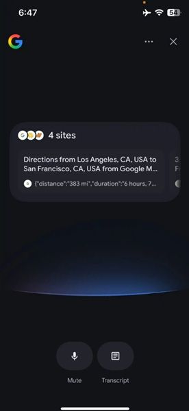 AI Mode's "Search Live" test will display a "scrollable carousel" of results for users to look through.