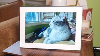 A Homture Magic Frame on a side table