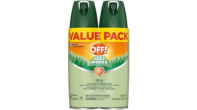 OFF! Deep Woods bug spray and mosquito repellent