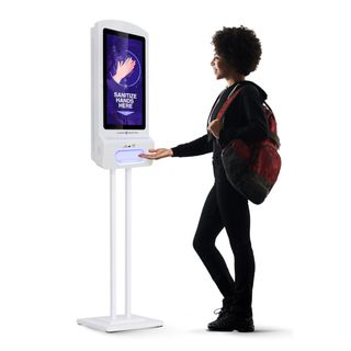 Clear Digital's Gel Digital Signage Sanitizer Station