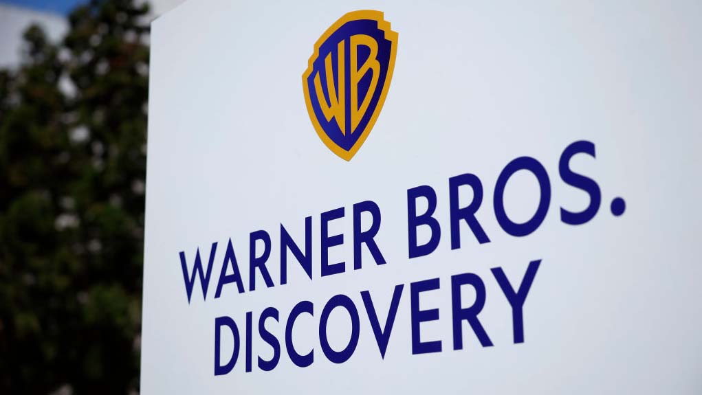 Warner Bros. Discovery signage at Turner in Atlanta