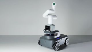 The myAVG with its robot arm attachment