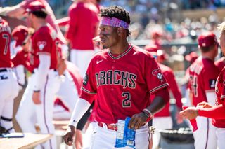 Geraldo Perdomo of the Arizona Diamondbacks