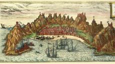 Sixteenth-century Portuguese ships in Aden’s harbor