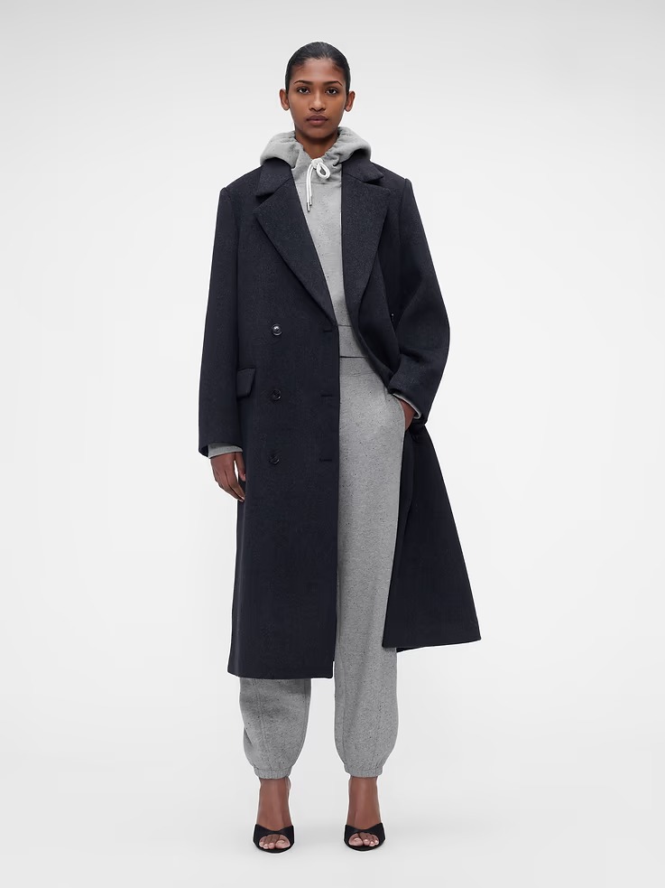 Gap, Wool-Blend Chesterfield Coat