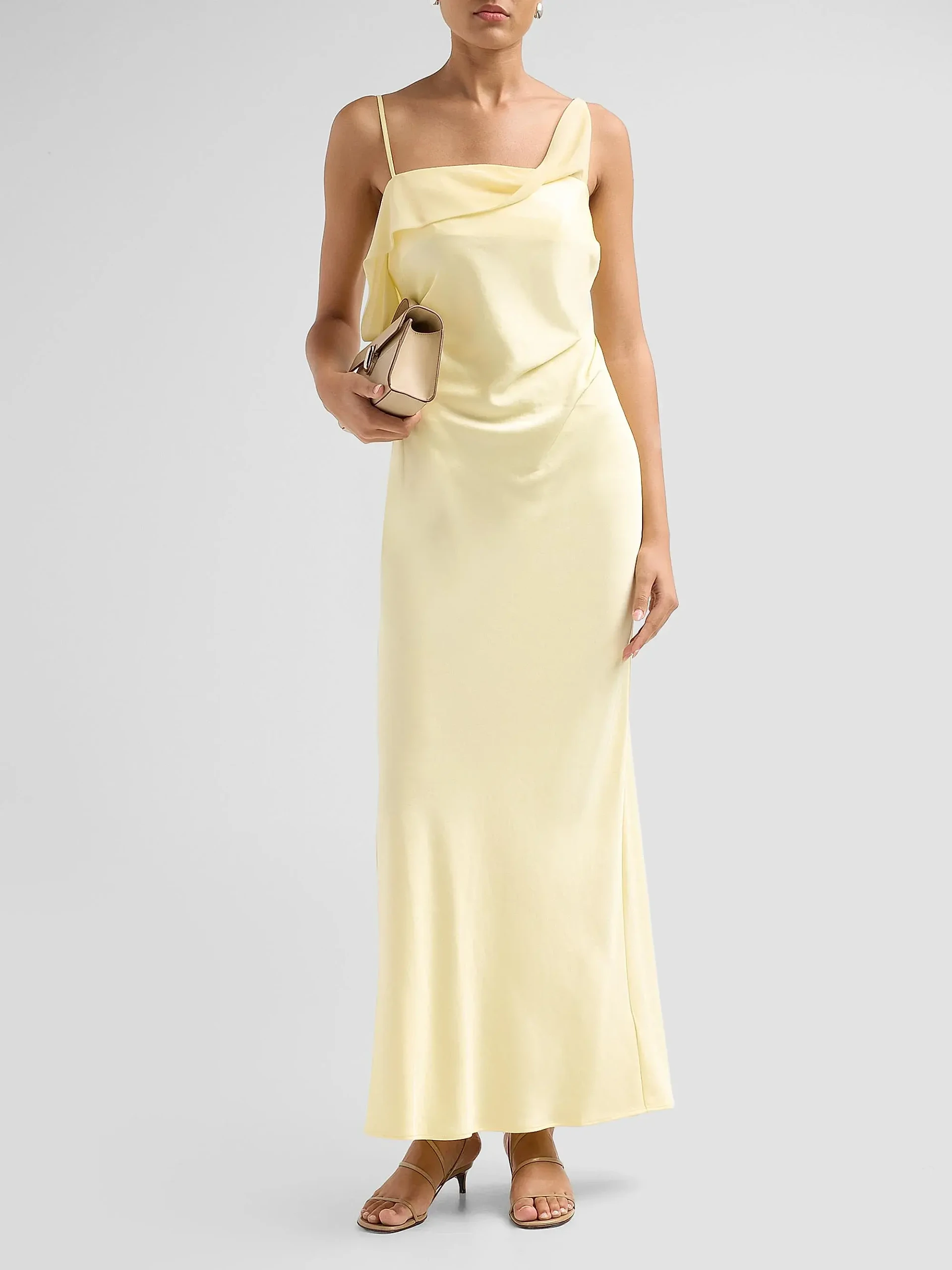 Devlyn Asymmetric Maxi Dress