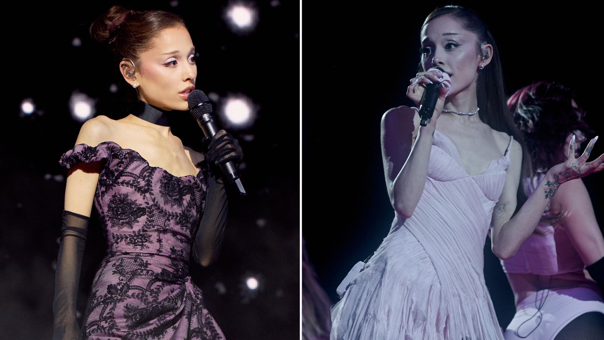 Ariana Grande's outfits on the eternal sunshine tour