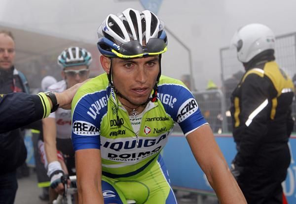 Valerio Agnoli (Liquigas - Doimo) finishes.